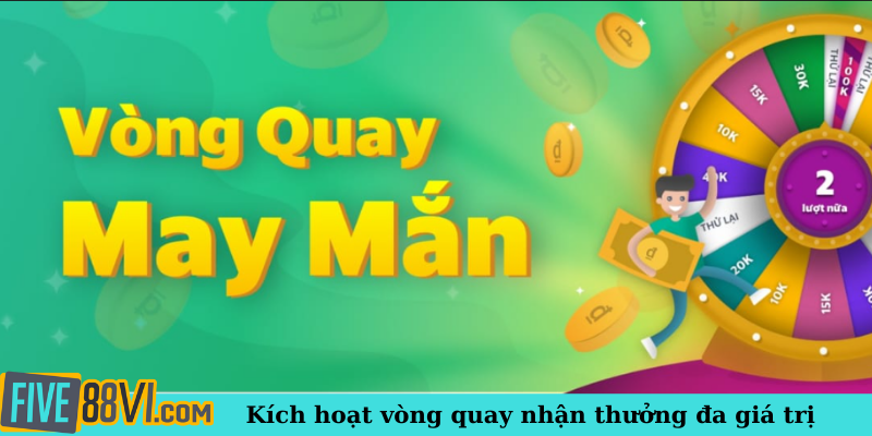 Kích hoạt vòng quay nhận thưởng đa giá trị