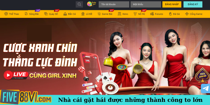 Nhà cái gặt hái được những thành công to lớn