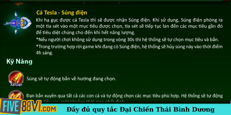 Đầy đủ quy tắc Đại Chiến Thái Bình Dương