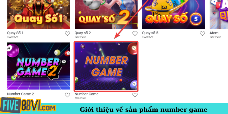 Giới thiệu về sản phẩm number game