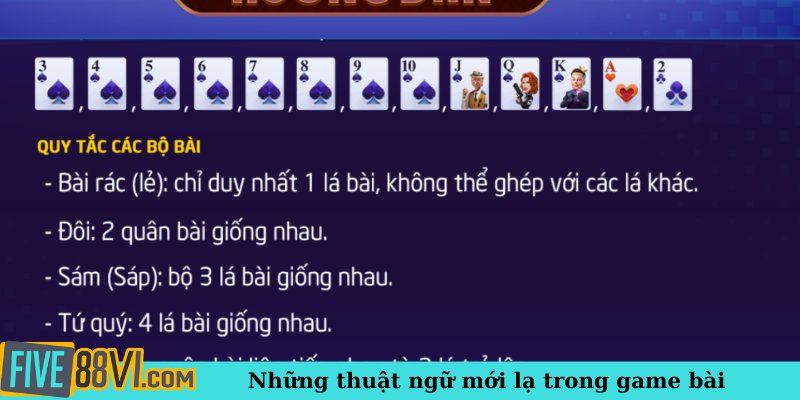 Những thuật ngữ mới lạ trong game bài