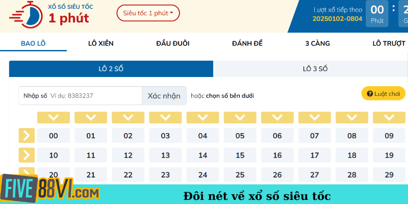 Đôi nét về xổ số siêu tốc