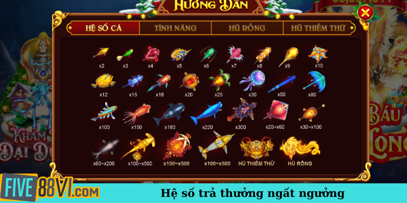 Hệ số trả thưởng ngất ngưởng
